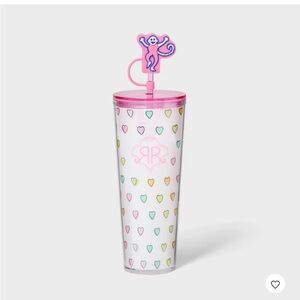 24oz Disco Hearts Wave Tritan Hydration Tumbler White/Pink Roller Rabbit Target